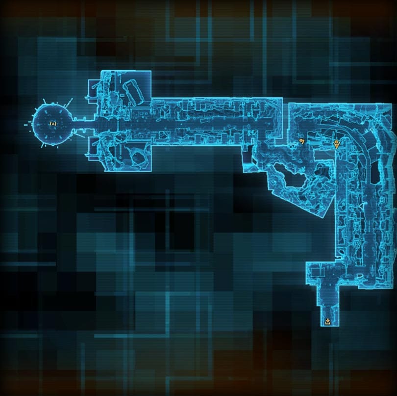 SWTOR 5.9 The Nathema Conspiracy Flashpoint - Bonus Mission Valkorion Treasure Chest Map 7
