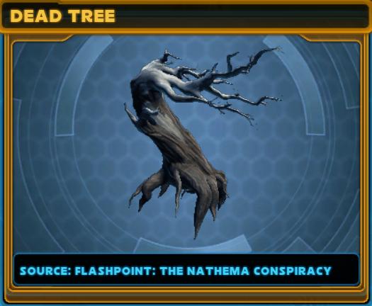 SWTOR 5.9 The Nathema Conspiracy Flashpoint - Decorations - Dead Tree