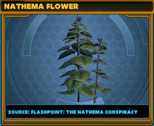SWTOR 5.9 The Nathema Conspiracy Flashpoint - Decorations - Nathema Flower