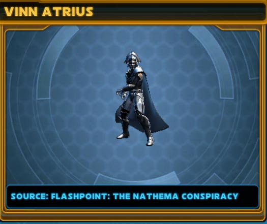 SWTOR 5.9 The Nathema Conspiracy Flashpoint - Decorations - Vinn Atruis