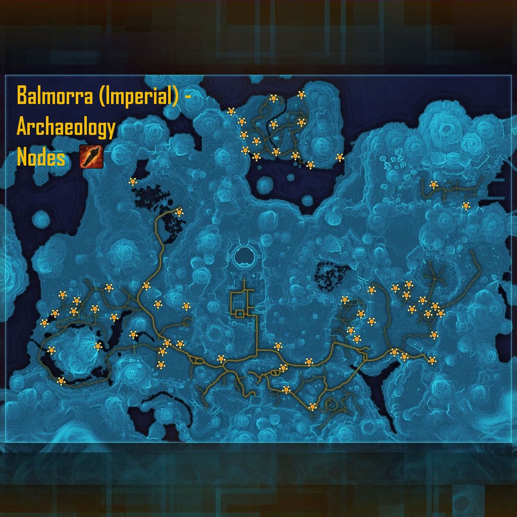 Archaeology Gathering Nodes on Balmorra (Imperial)