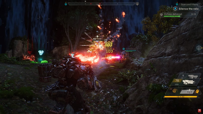 Anthem Gameplay Demo Dissected Frame by Frame - Colossus Flamethrower Ability