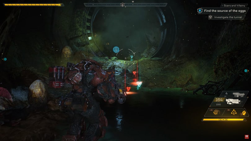 Anthem Gameplay Demo Dissected Frame by Frame - Health and Ammo Loot