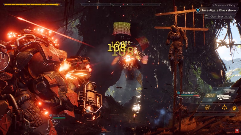Anthem Gameplay Demo Dissected Frame by Frame - In-Combat Indicators