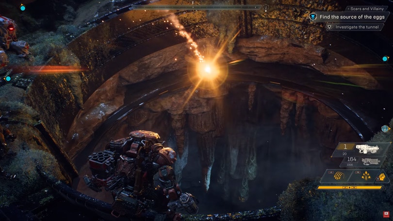 Anthem Gameplay Demo Dissected Frame by Frame - Storm Ability light ball