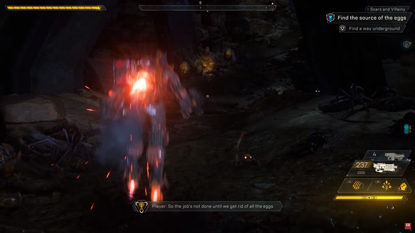 Anthem Gameplay Demo Dissected Frame by Frame - The little cave critters