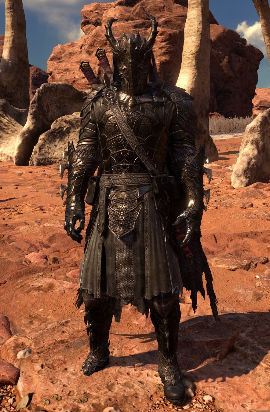 Shadow of War All New Legendary Masks and Servant's Blackened Armor
