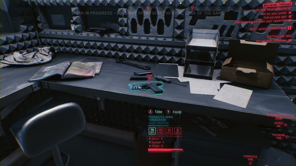 V's Pistols stats