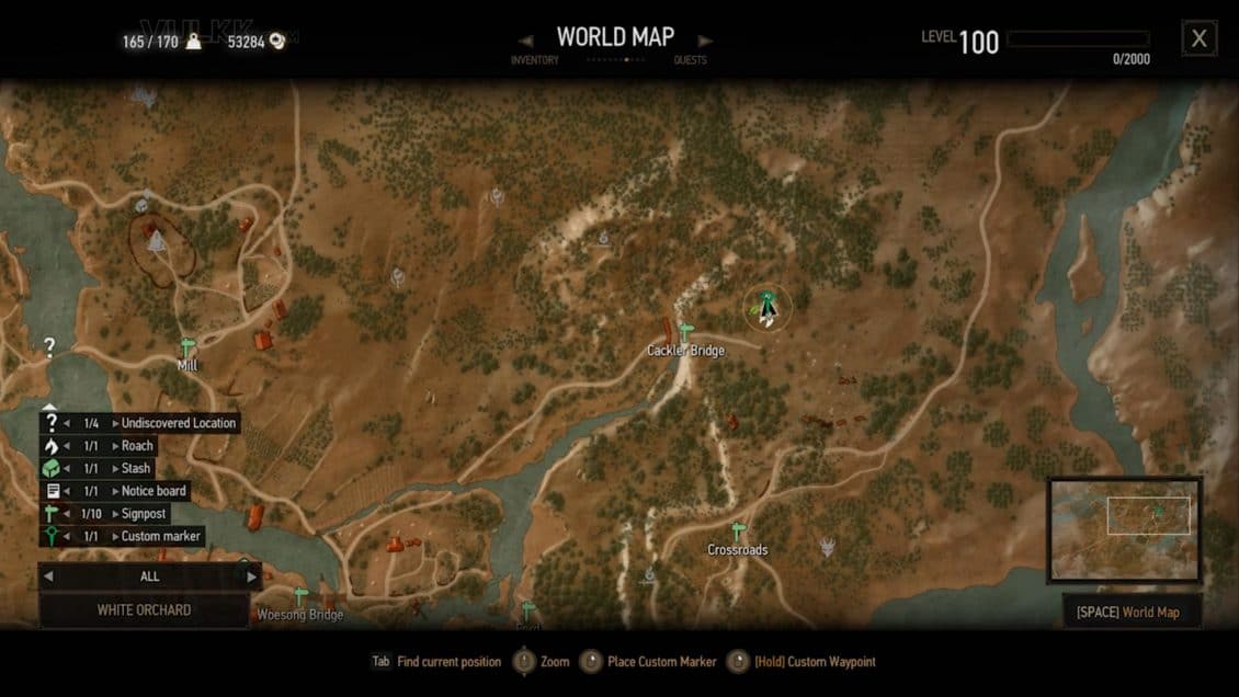 Witcher 3 Place of Power White Orchard - Quen