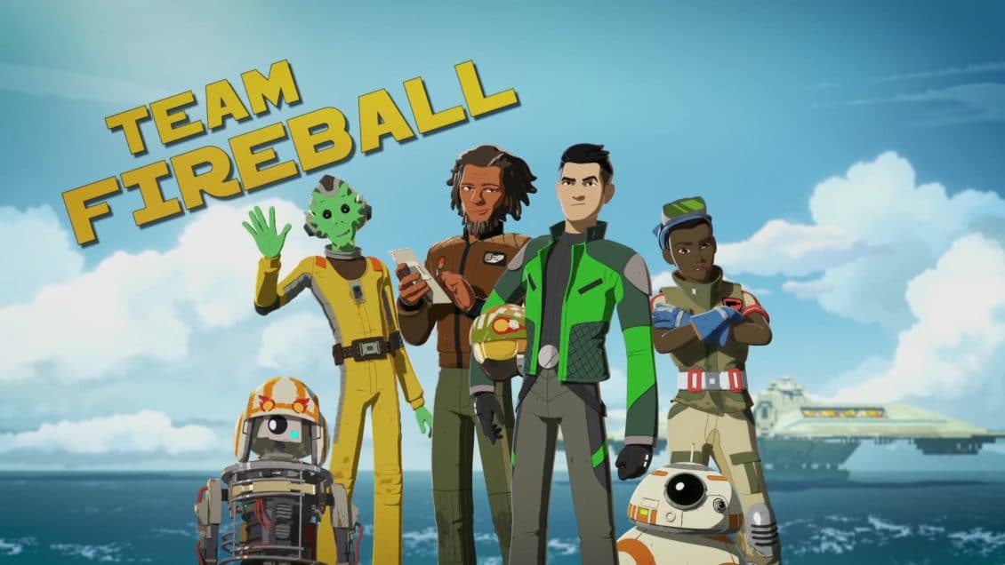 Star Wars Resistance Team Fireball