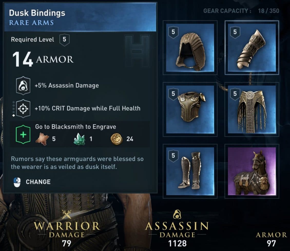 Assassin's Creed Odyssey Herald of Dusk Gear Pack (5)
