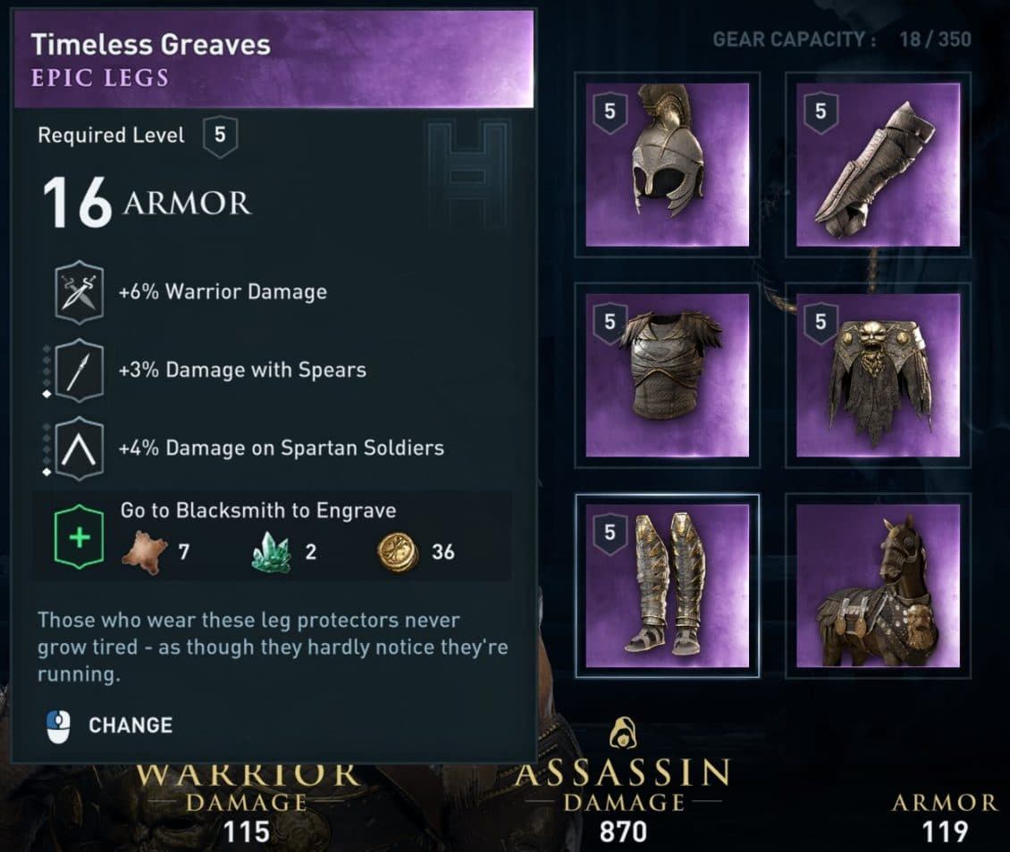 Assassin's Creed Odyssey Kronos Gear Pack (6)