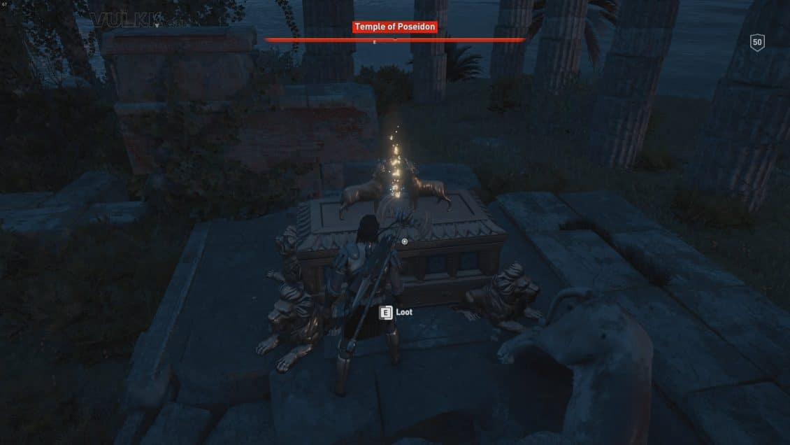 Assassin's Creed Odyssey Poseidon's Temple Legendary Chest