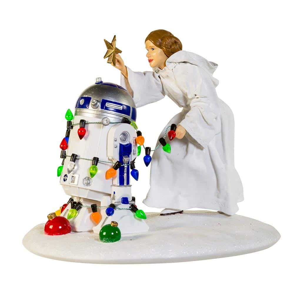 Kurt S. Adler 5.3 Princess Leia and R2D2 Table Piece