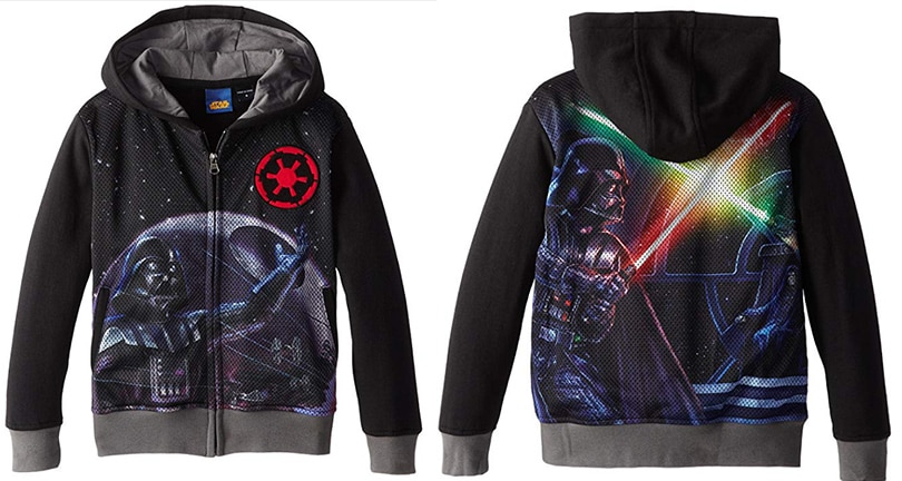Star Wars Little Boys' Darth Vader Vapor Hoodie