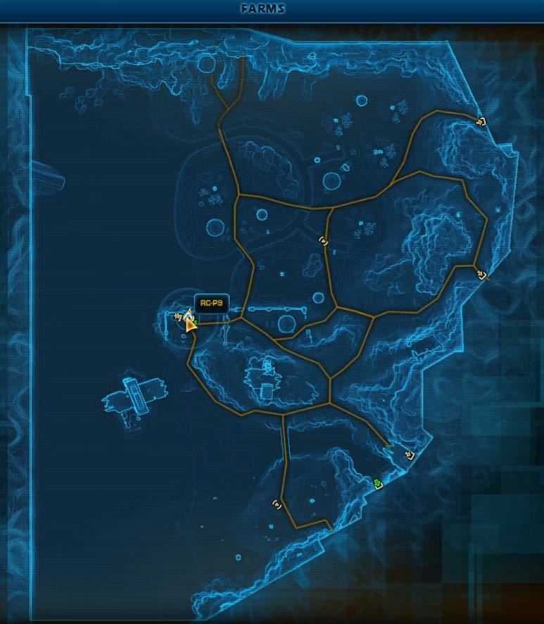 SWTOR Ossus Daily - Heroic 4 - Hold the Line Pick-up Location (Republic)