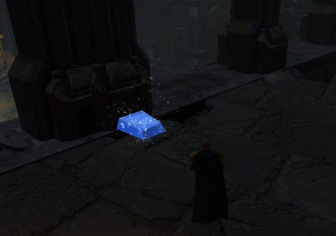 SWTOR Ossus Endurance Datacron Location Guide - Library second floor - Switch 1