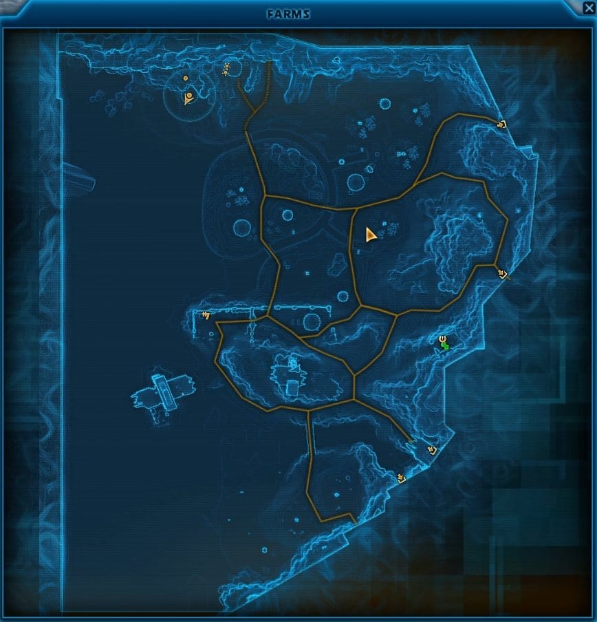 SWTOR Ossus Endurance Datacron Location Guide - White Ancient Switch Location