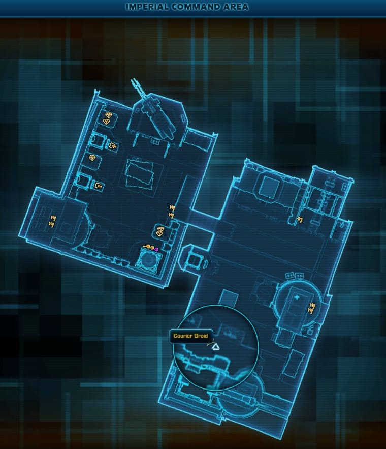 SWTOR Ossus Time LImited Missoin Courier Droid Location