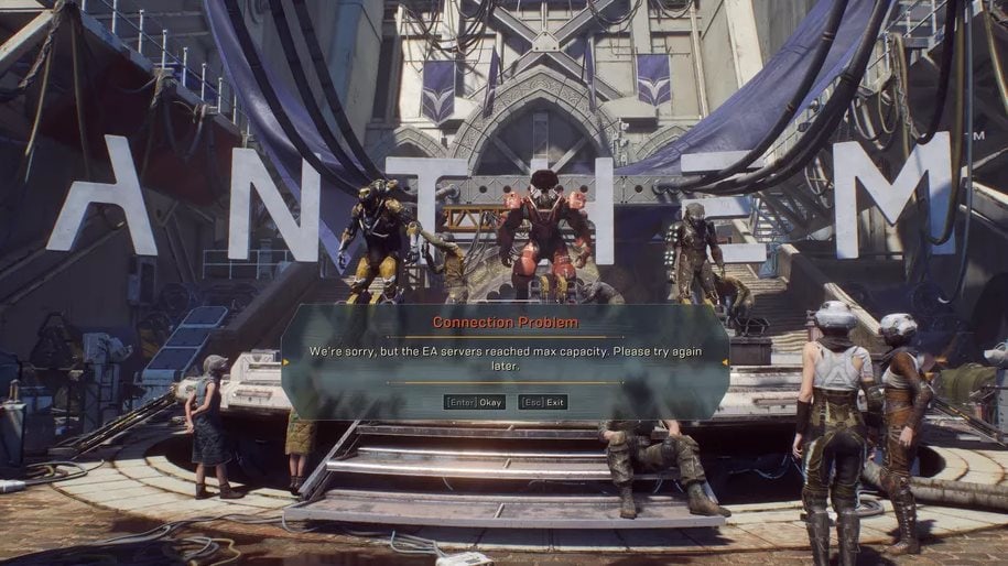 Anthem Demo Servers reached maximum capacity