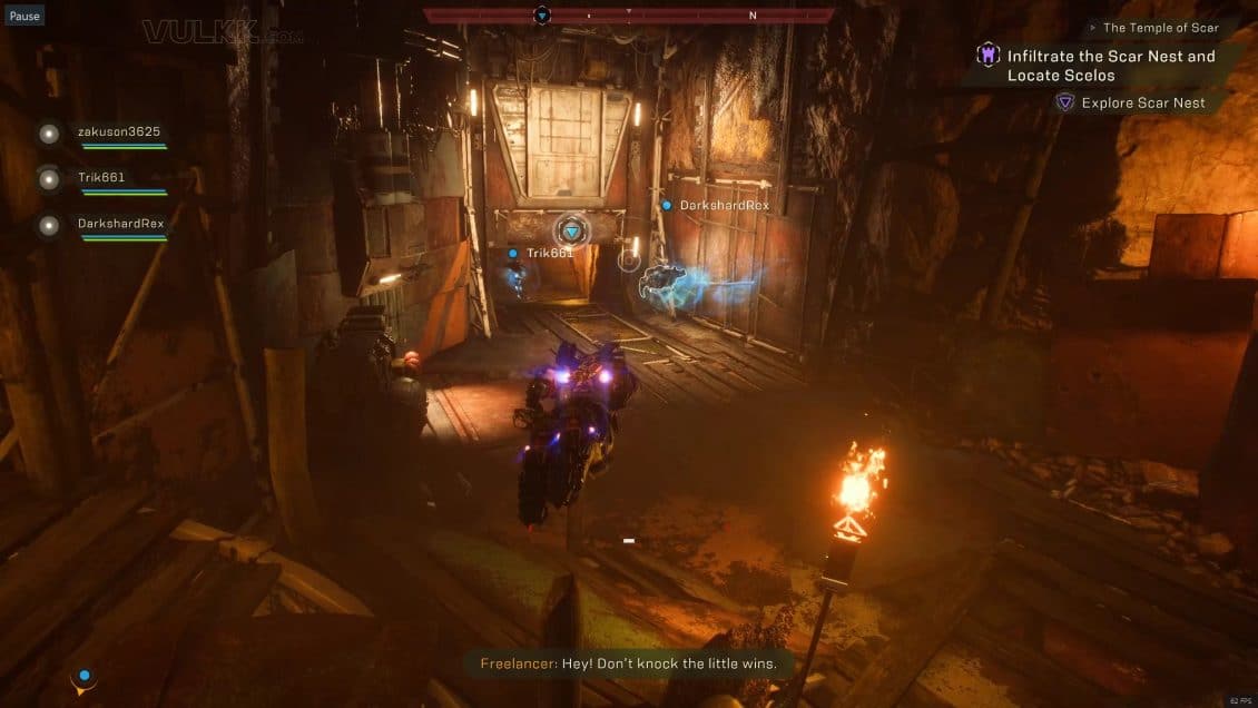 Anthem Temple of Scar Stronghold Guide - First Encounter