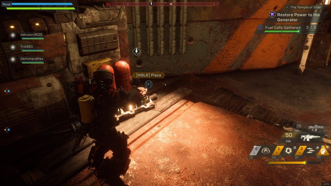 Anthem Temple of Scar Stronghold Guide - First Encounter - Restore Power to the Generator