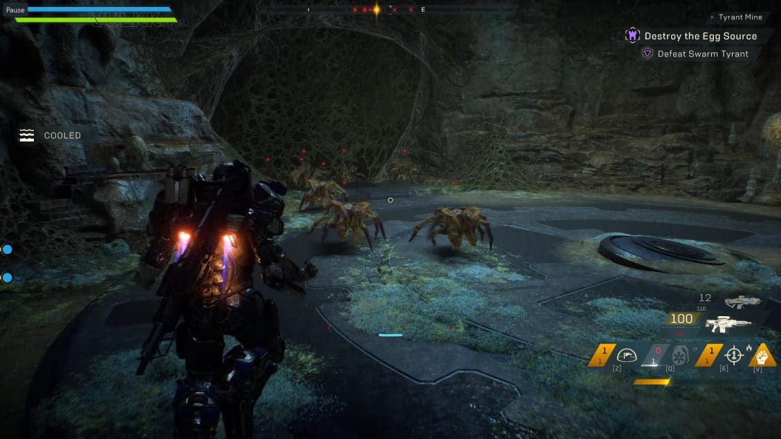 Anthem Tyrant Mine Stronghold Guide - final boss - Swarm Tyrant - Transitoin phase