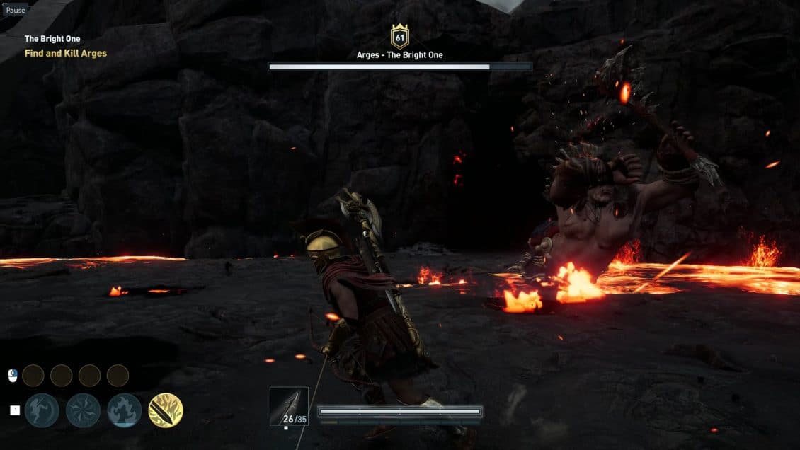 Assassin's Creed Odyssey Arges Cyclops Guide - Rush Forward Attack