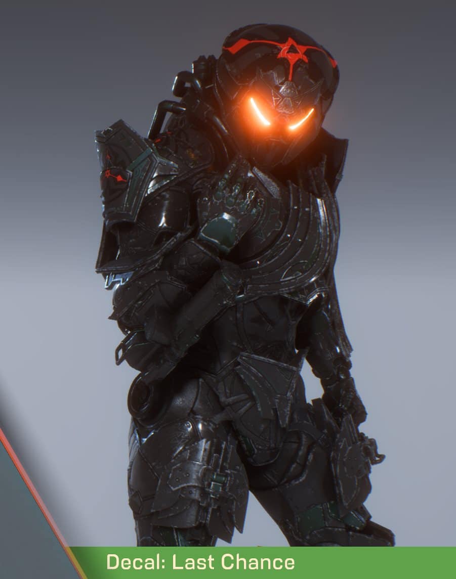 Anthem Store - Decal - Last Chance (Ranger)