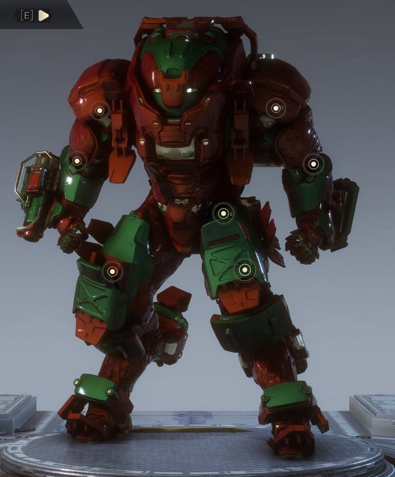 ANTHEM Store - Bombardier Armor Pack (Colossus) - Front