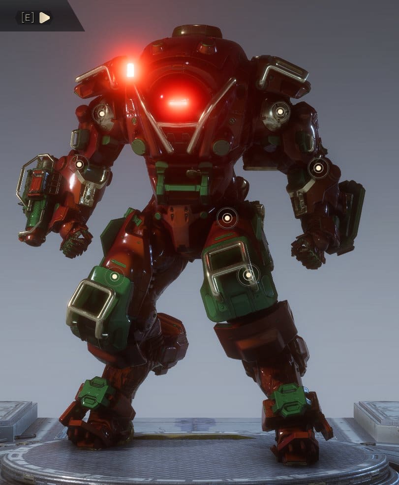 ANTHEM Store - Dreadnought Armor Pack (Colossus) - Front