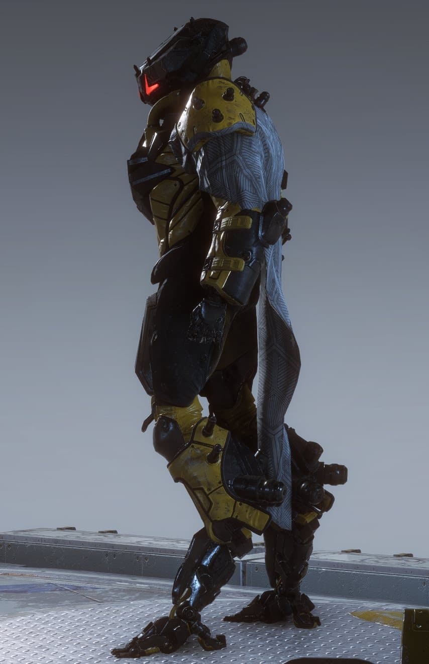 ANTHEM Store - Saurian Armor Pack (Storm) - Left