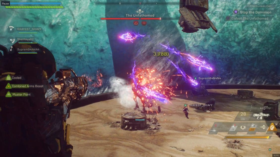 ANTHEM The Sunken Cell Final Boss - Electrical Spheres