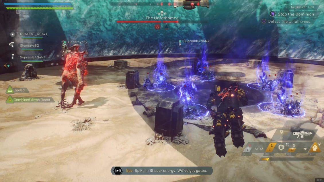 ANTHEM The Sunken Cell Final Boss - Gates