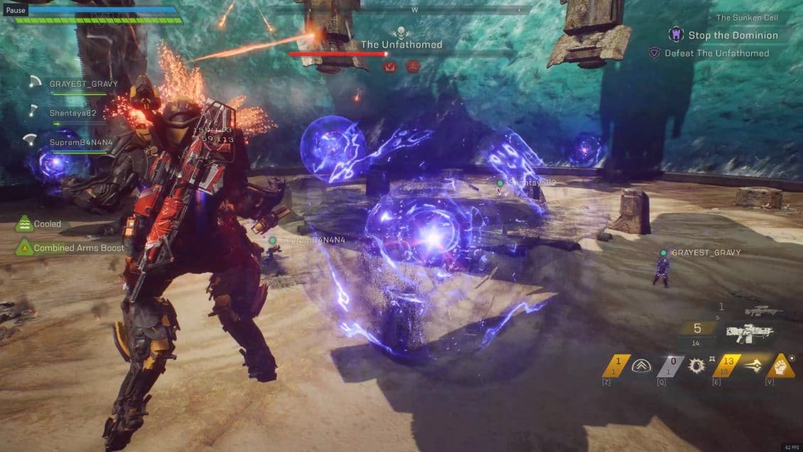 ANTHEM The Sunken Cell Final Boss - Orbs