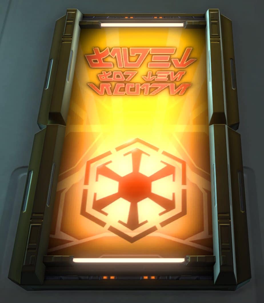 SWTOR Celebration Cantina 2019 Code Rewards - Imperial Propaganda Poster