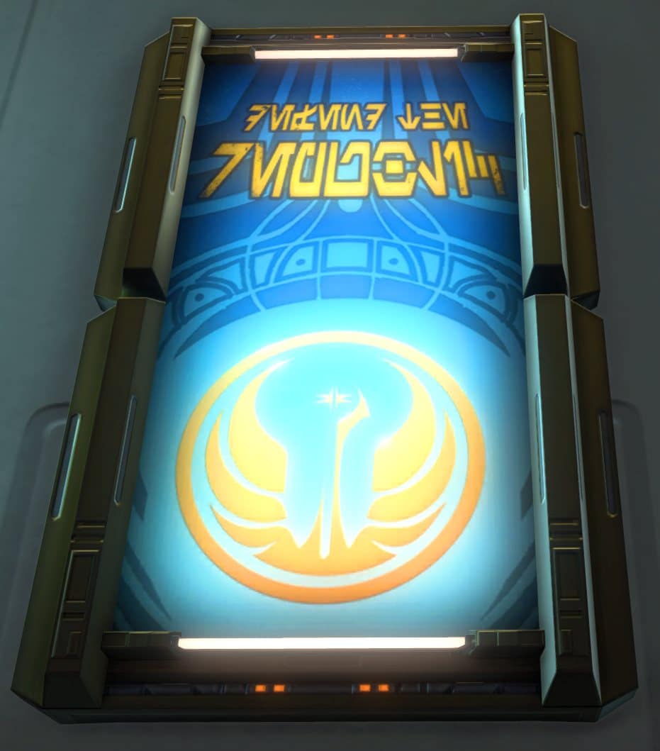 SWTOR Celebration Cantina 2019 Code Rewards - Republic Propaganda Poster