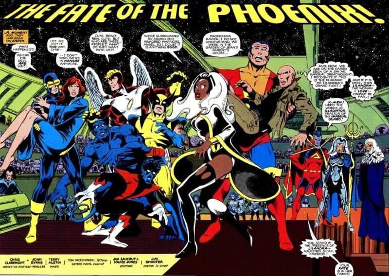 The X-men kidnapped by the Shi'ar