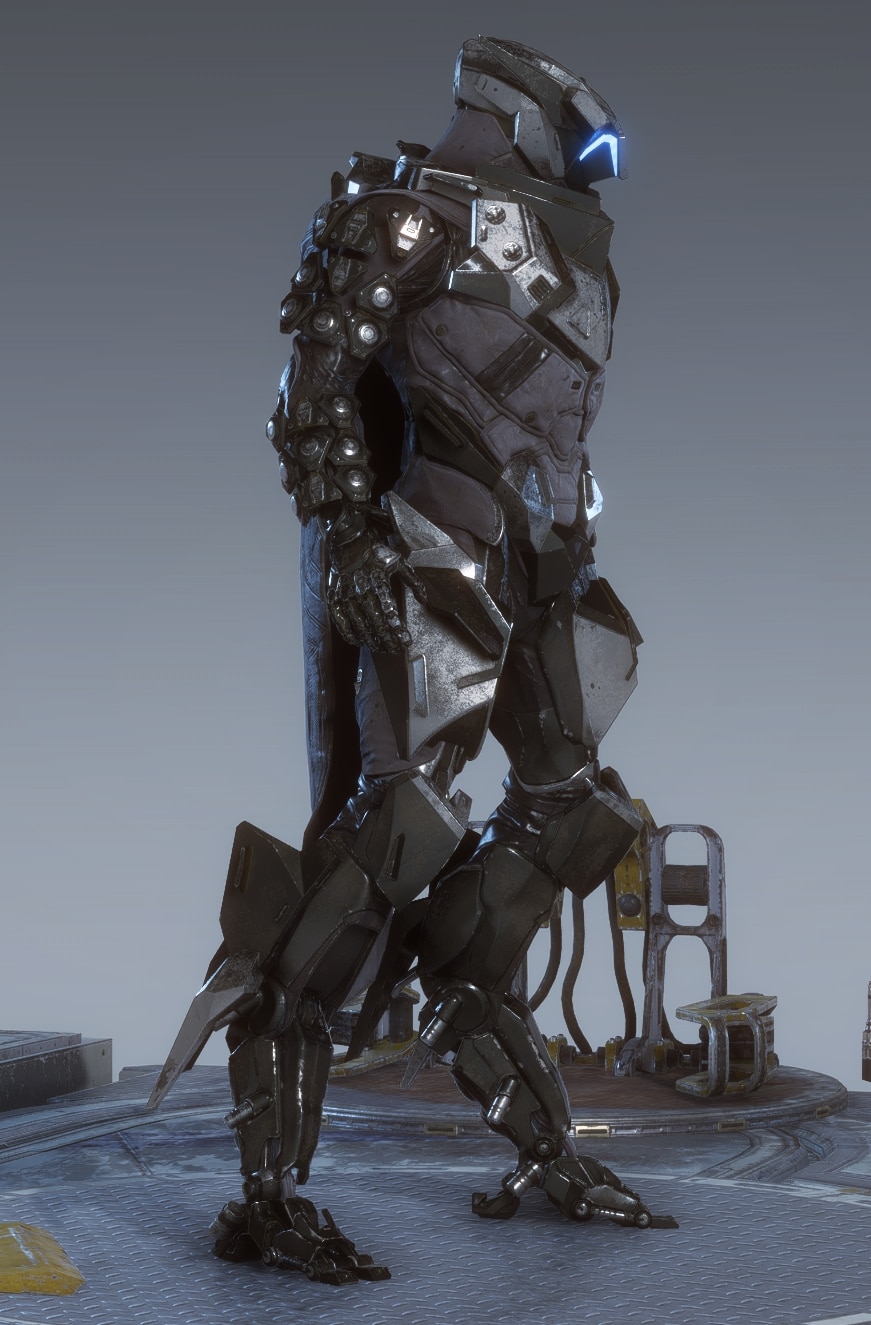 ANTHEM Store - Onyx Armor Pack (Storm) - Right