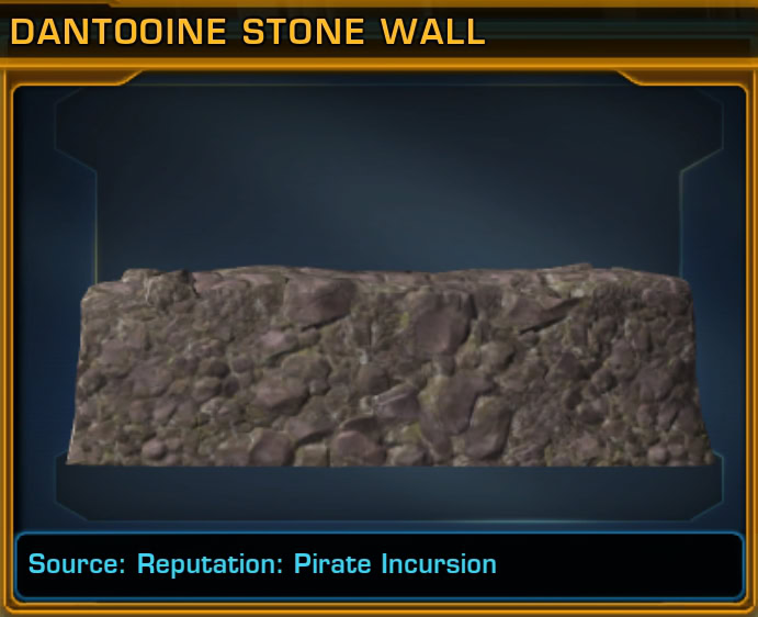 Dantooine Stone Wall