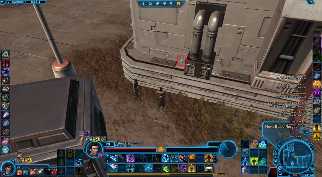 Nova Blade Rotgut (circled)