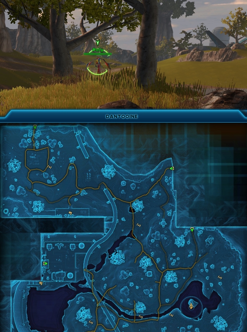 Where to find Polly the bird