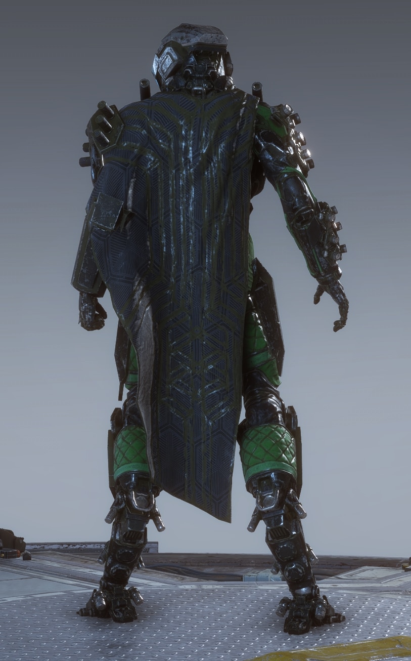 ANTHEM Featured Store - Mind's Sinew Armor Pack for Storm - Back