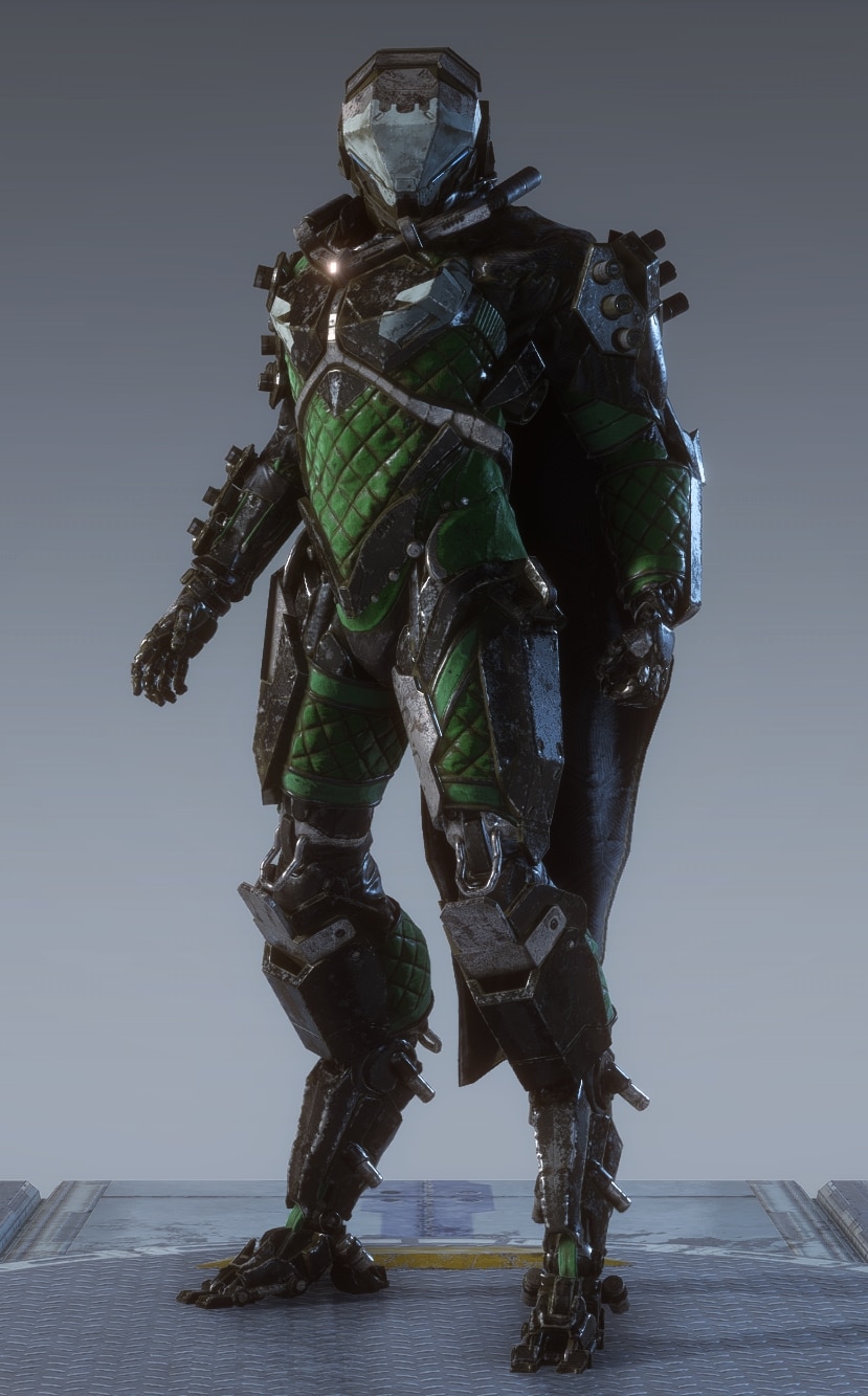 ANTHEM Featured Store - Mind's Sinew Armor Pack for Storm - Front
