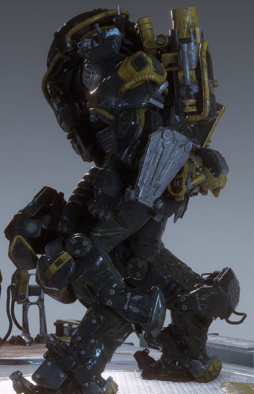 ANTHEM Vanity Store - Dark Grace Armor Pack for Colossus - Left