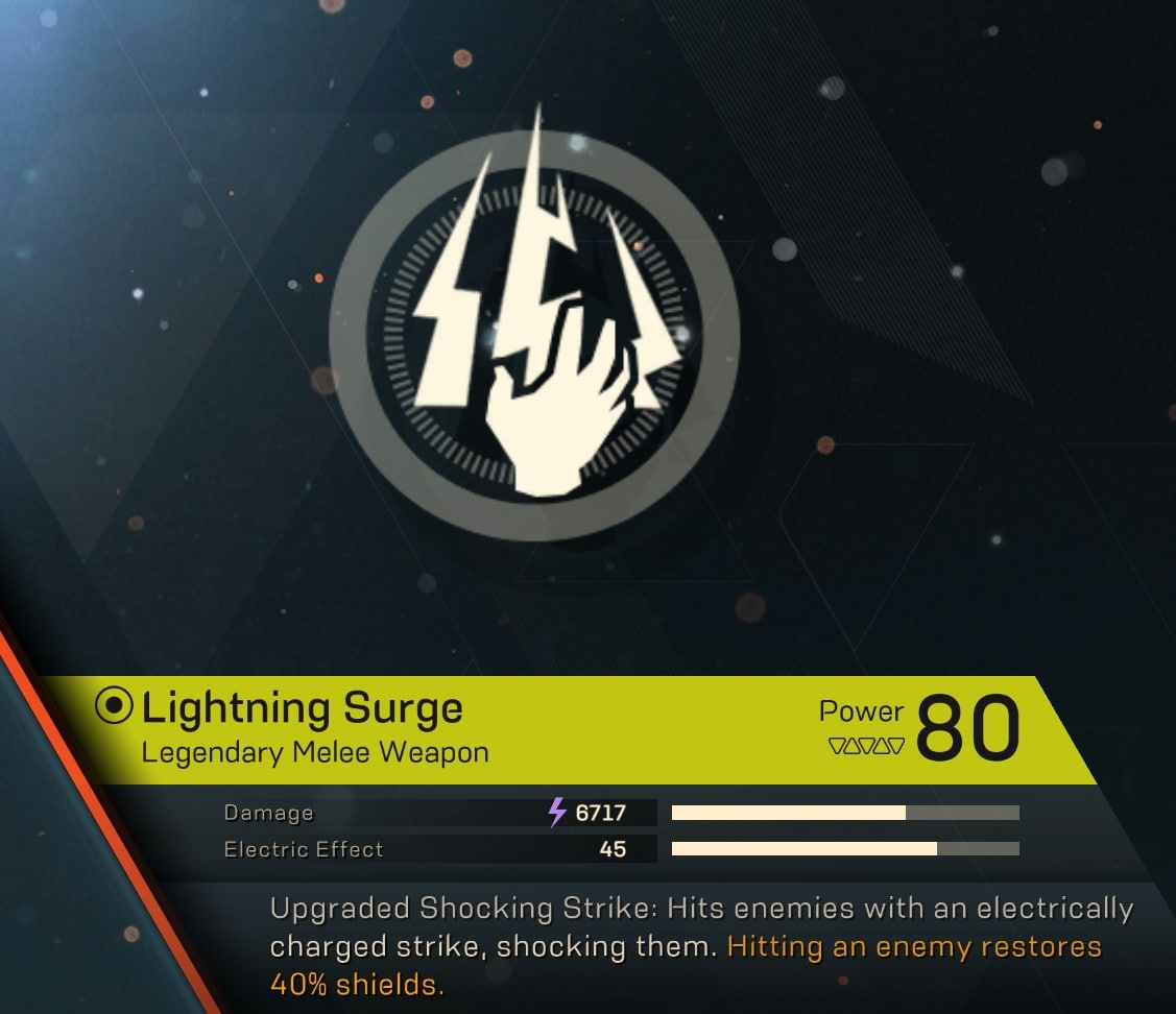 Anthem Cataclysm New Melee Items - Lightning Surge