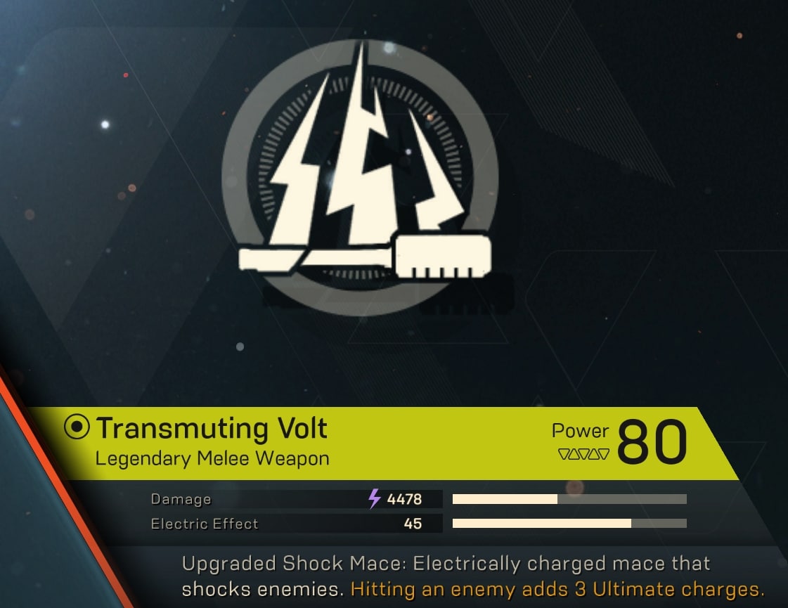 Anthem Cataclysm New Melee Items - Transmuting Volt