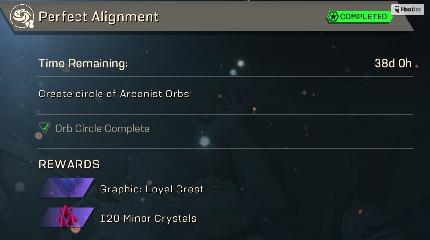 Anthem Cataclysm Secret Challenge - Perfect Alignment