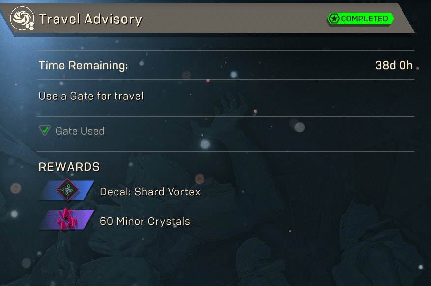 Anthem Cataclysm Secret Challenge - Travel Advisory