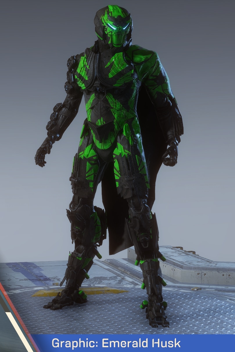Graphic - Emerald Husk Front